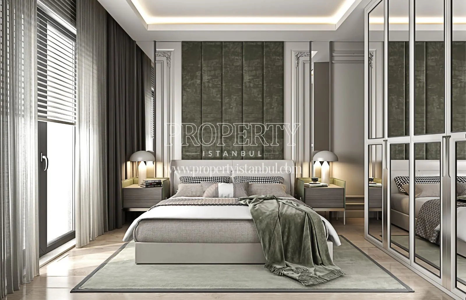 Bedroom of an apartment in Hilal Life