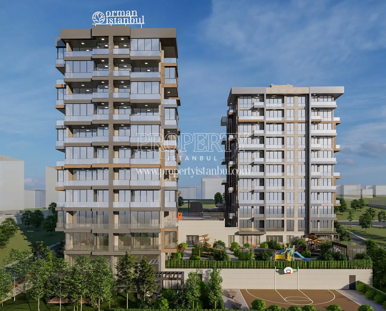 Exterior view of the Orman Istanbul project