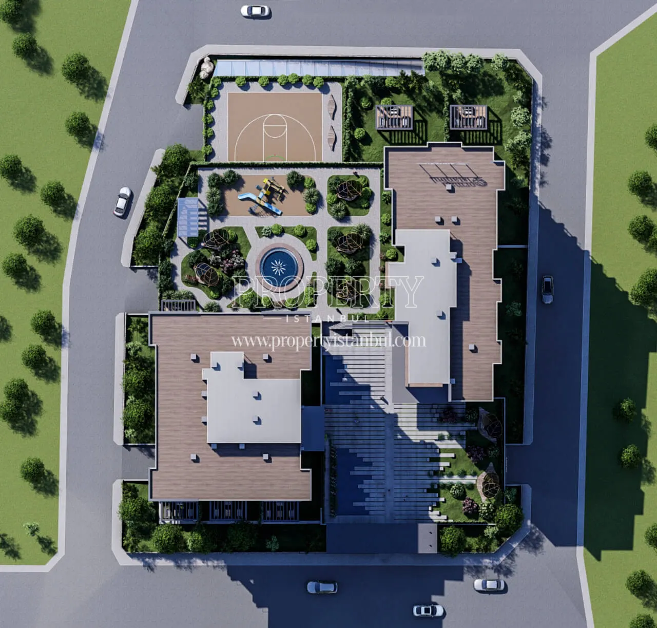 Top view of the Orman Istanbul project