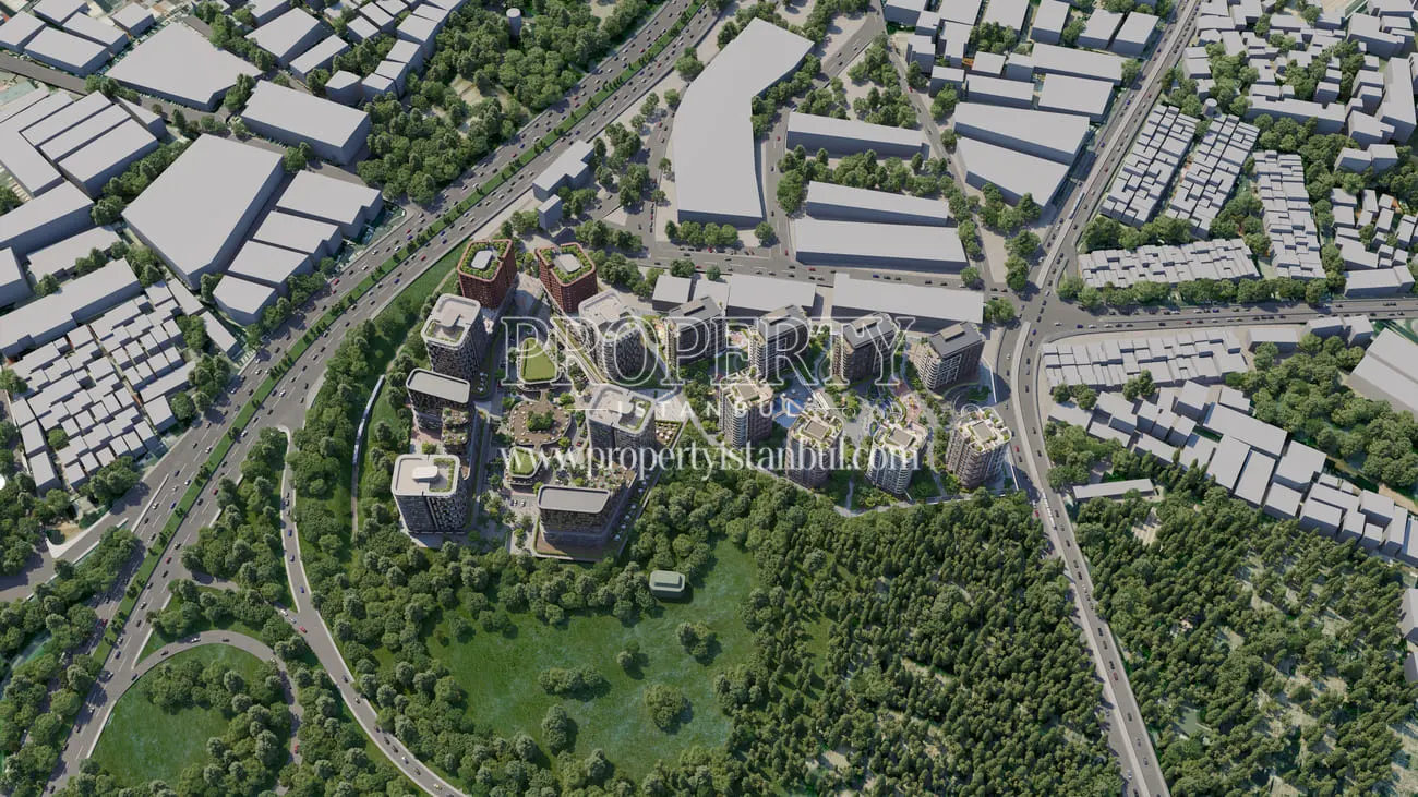 Top view of the Rams City Halic project