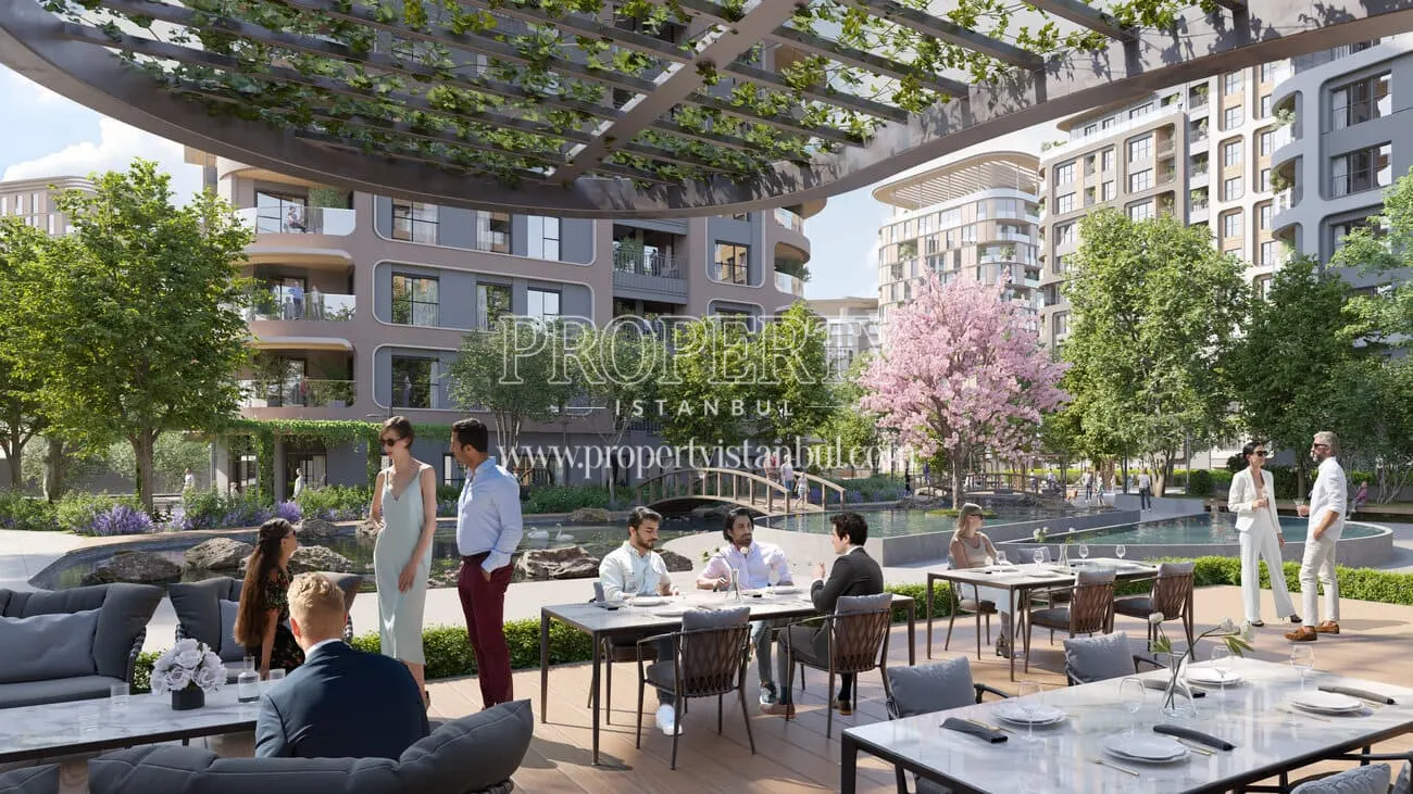 A restaurant in the Rams City Halic project