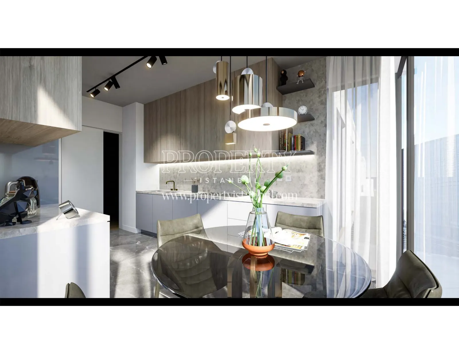 Kitchen of an apartment in Rams Garden