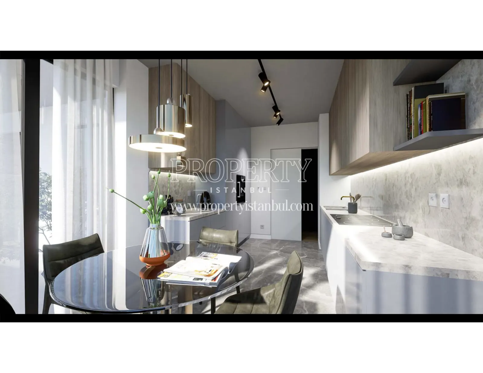 Kitchen of an apartment in Rams Garden