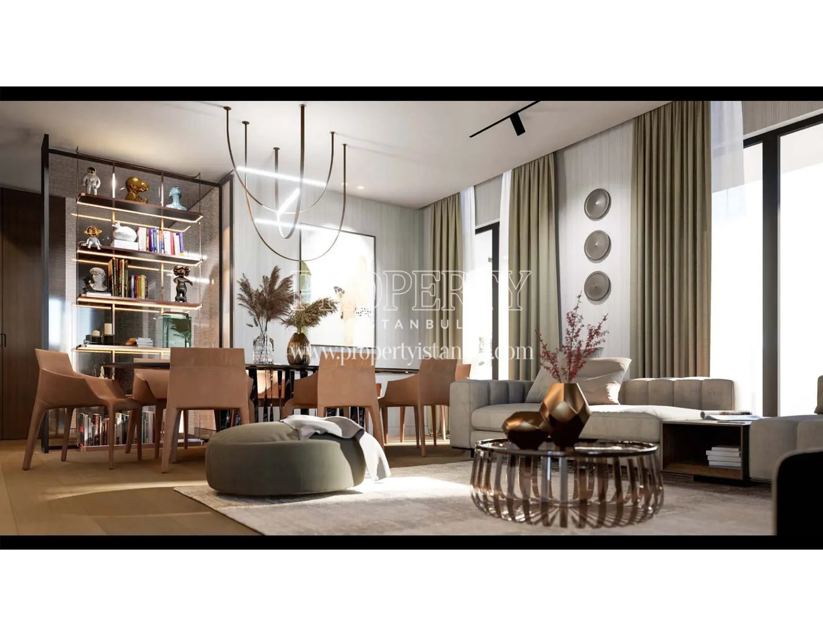 Living room of an apartment in Rams Garden