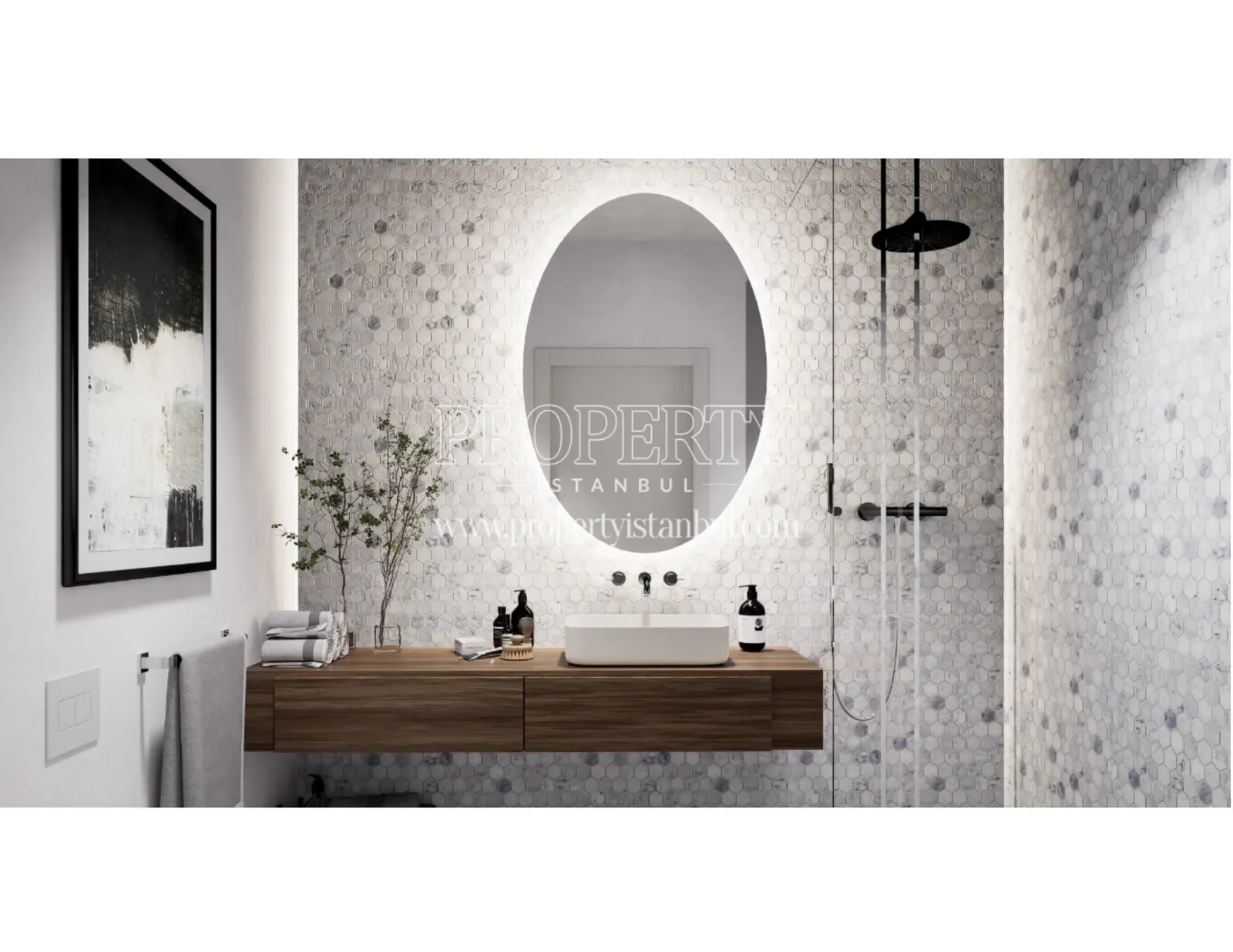Bathroom of an apartment in Rams Garden