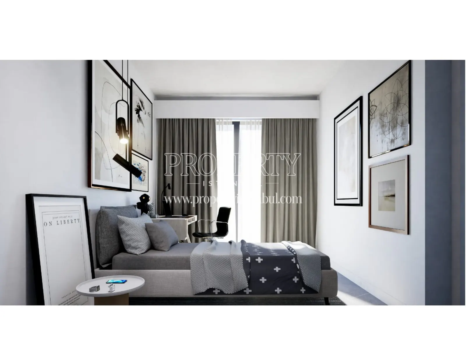 Children's bedroom of an apartment in Rams Garden