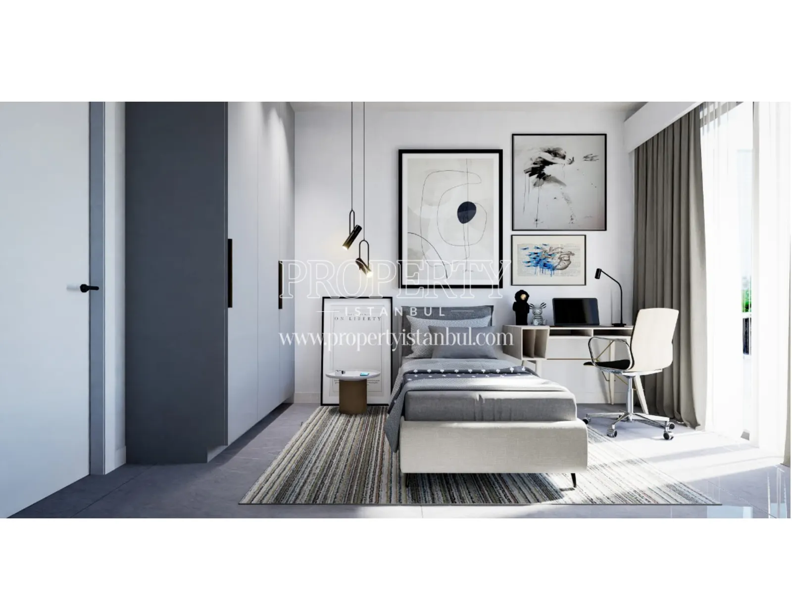 Children's bedroom of an apartment in Rams Garden