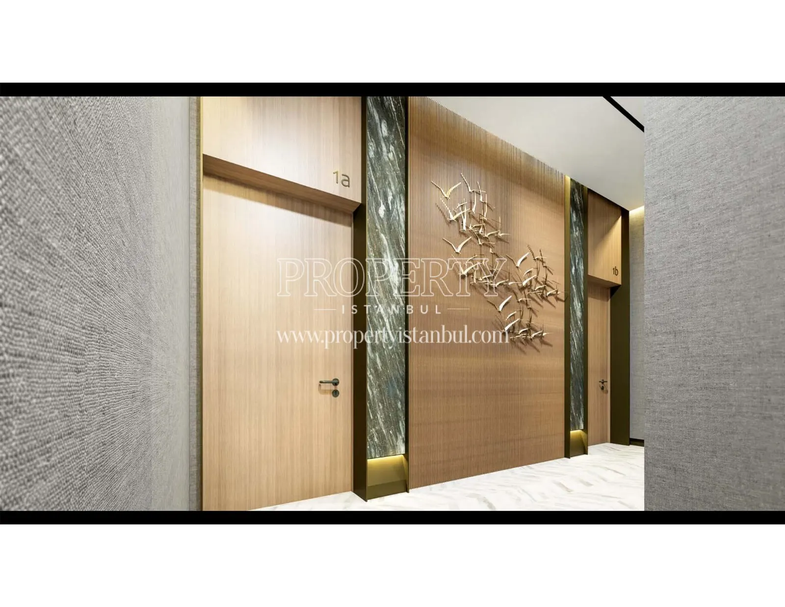 Entrance of an apartment in Rams Garden