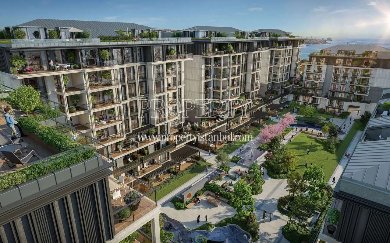 Top view of the Referans Besiktas project