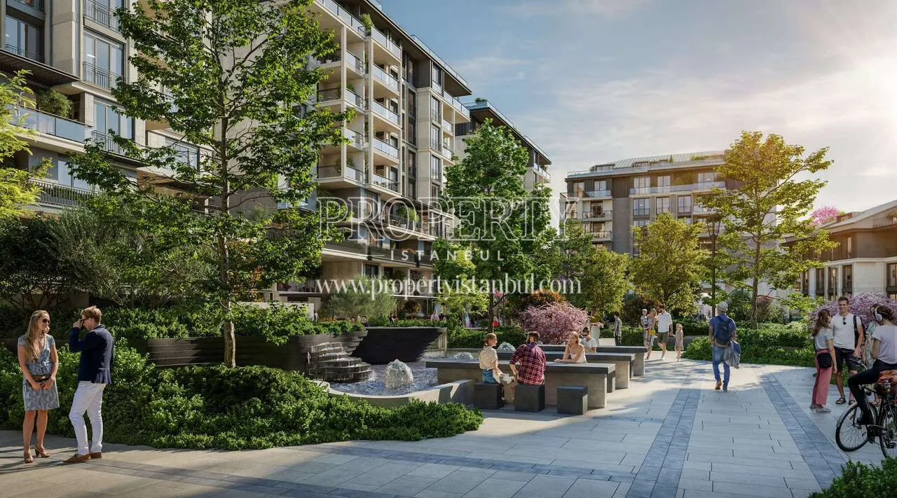 Green areas of the Referans Besiktas project