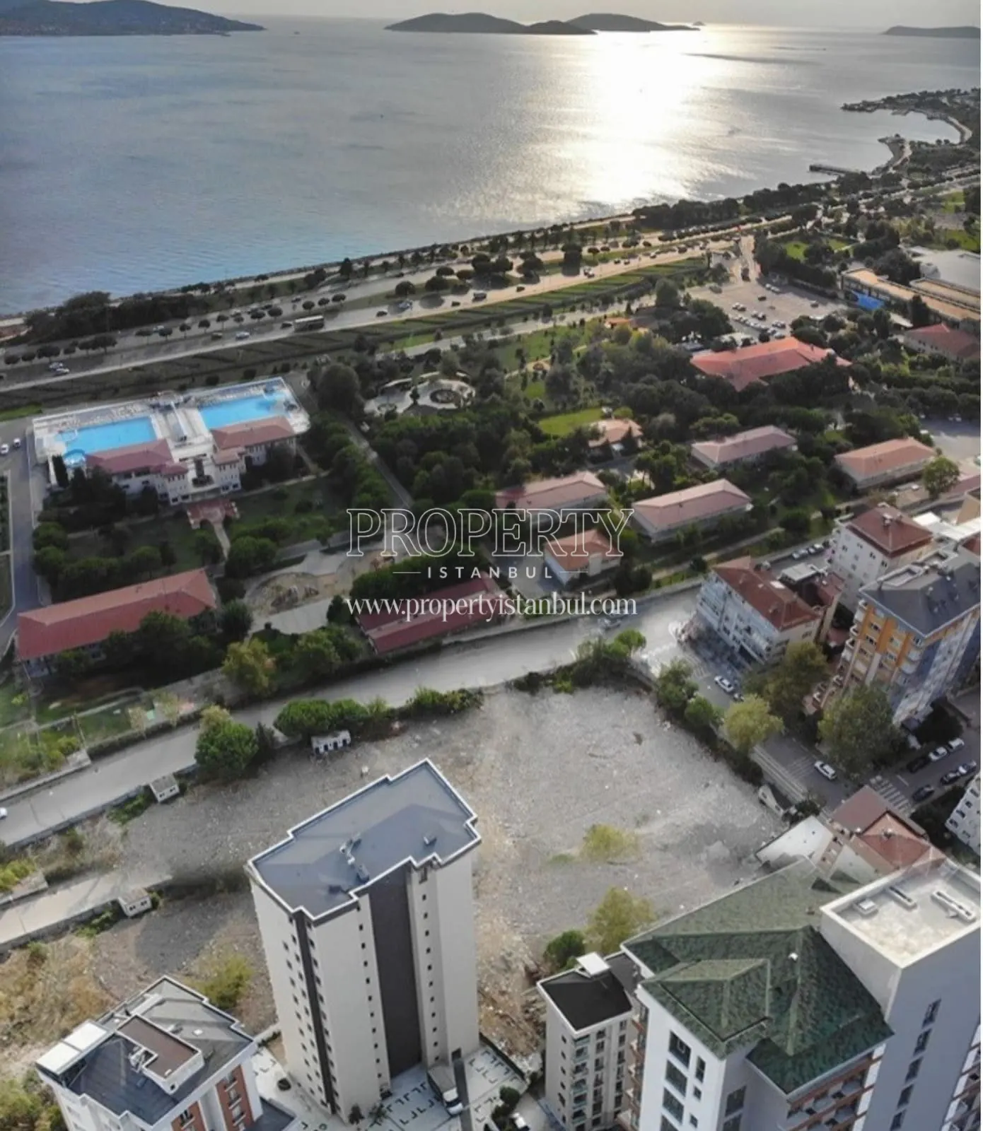 Drone view of the plot area of the Dragos Marin project