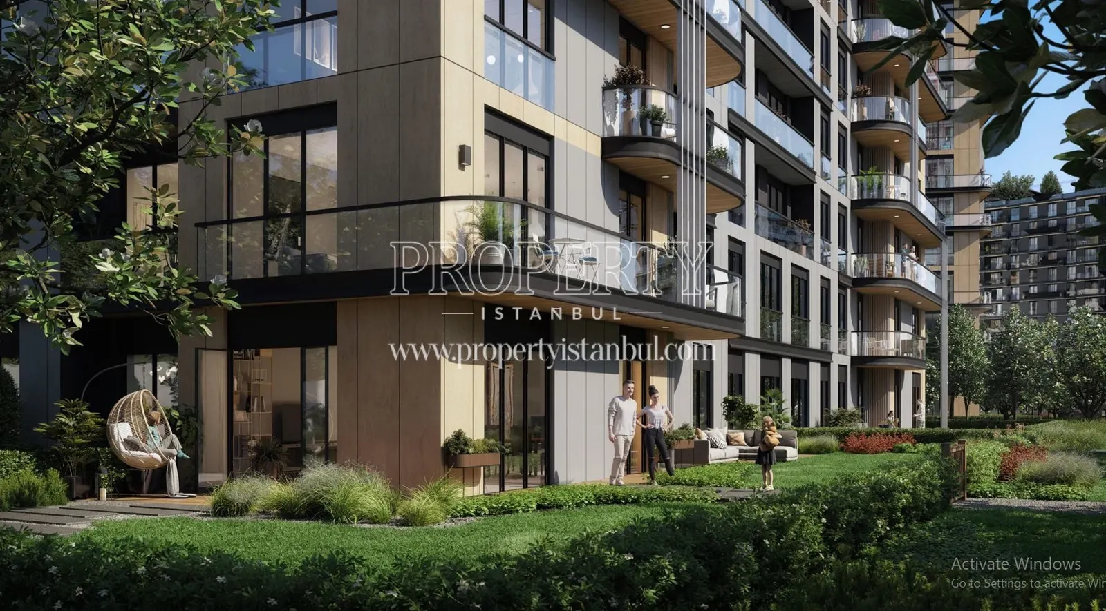 Apartment's garden in Rams Garden