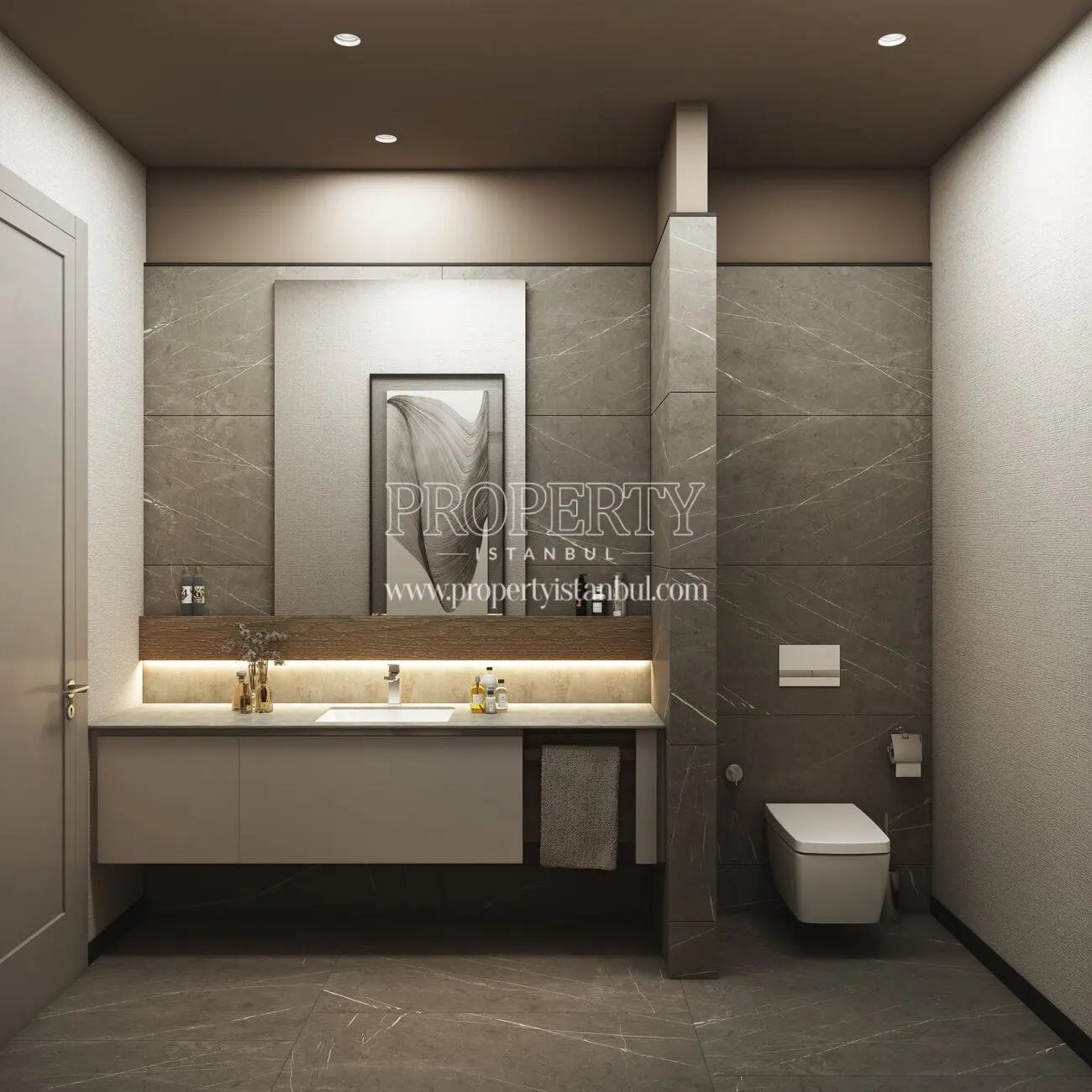 Bathroom of a villa in Big Country