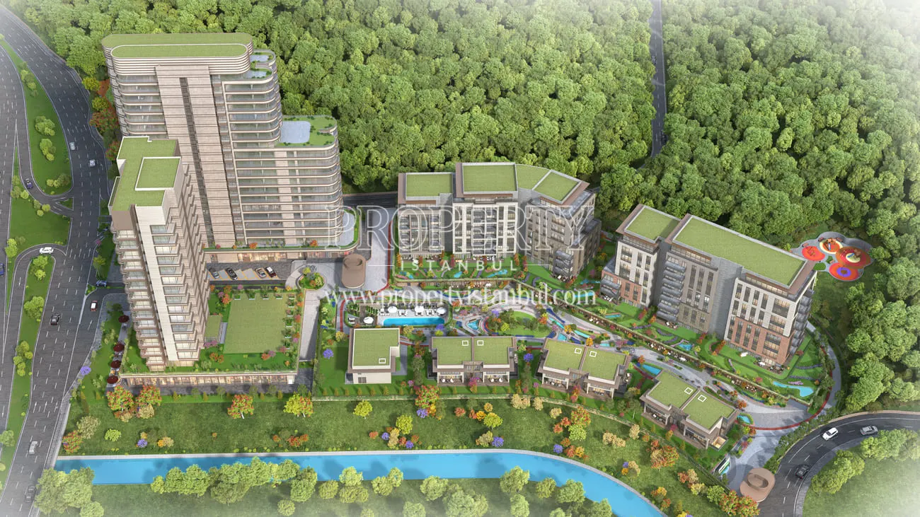 Drone view of the Invest Vadi project