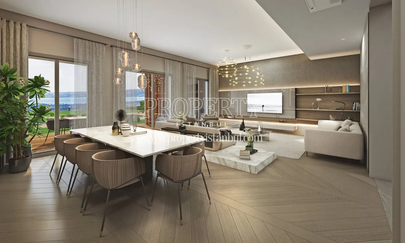 Dining area of a villa in Big Country