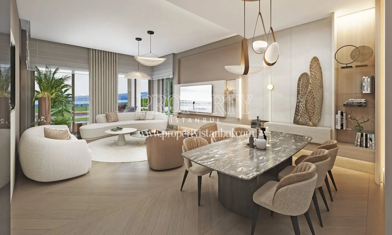 Living room of a villa in Big Country