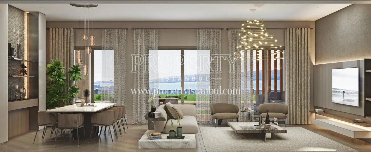 Living room and dining area of a villa in Big Country
