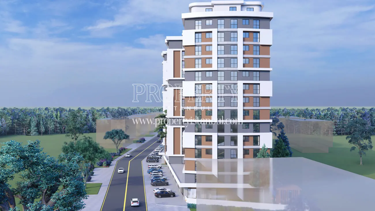 Side view of the Kirimli Cadde project