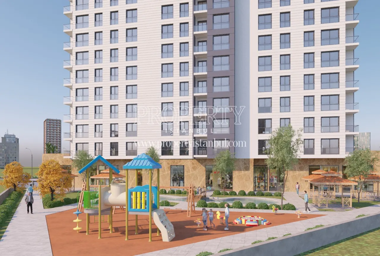 Children's play area of the Cadde Ispartakule project