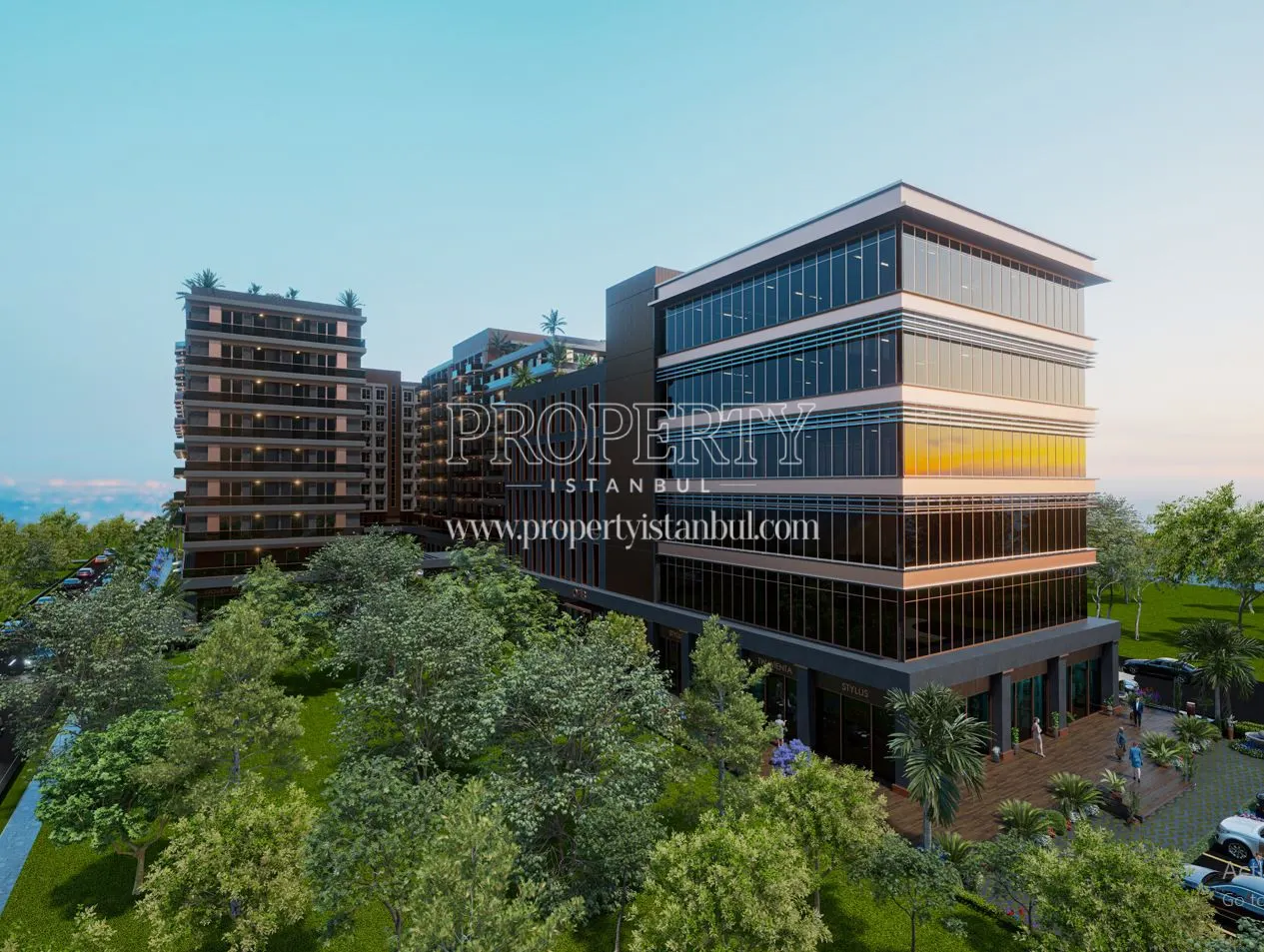 Overall look of the Empire Beylikduzu project