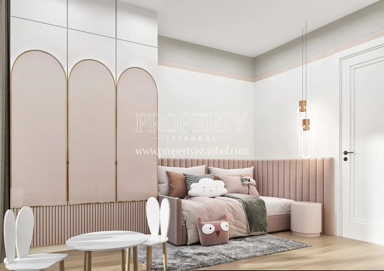 Children's bedroom of an apartment in Dunya Sehir Maltepe