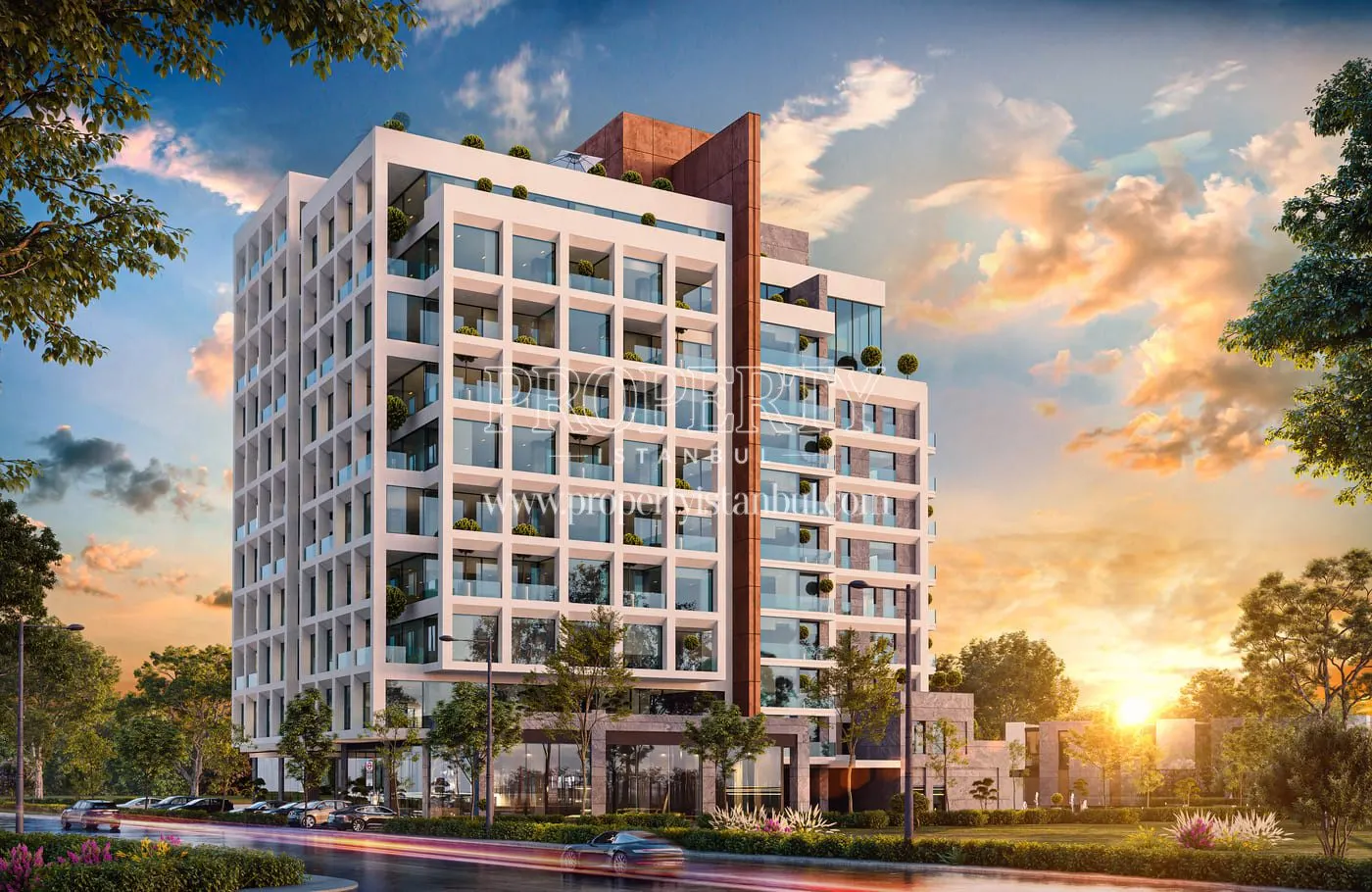Outdoor view of the Seba Central project