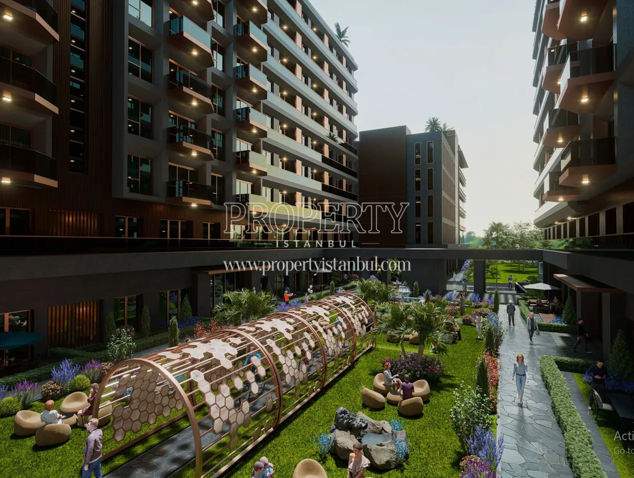 Landscaping of the Empire Beylikduzu project