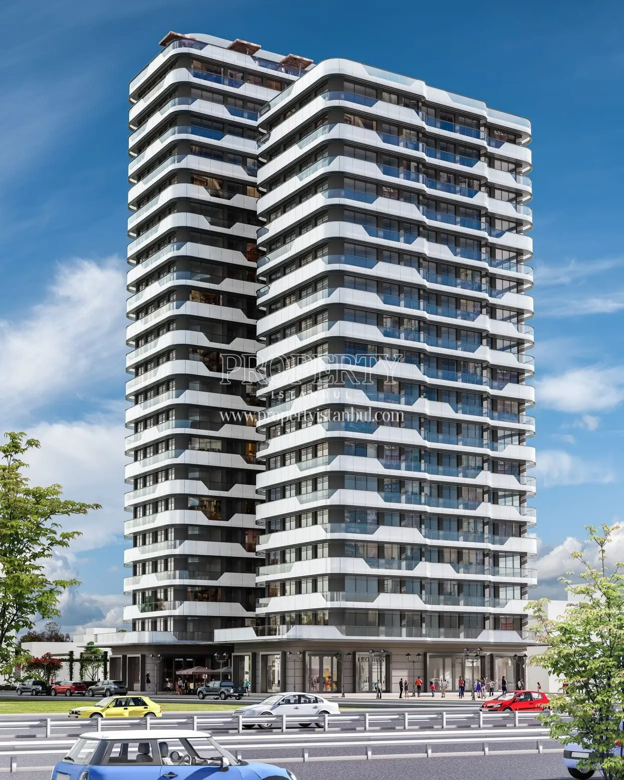 Outdoor view of the Empire Avcilar project