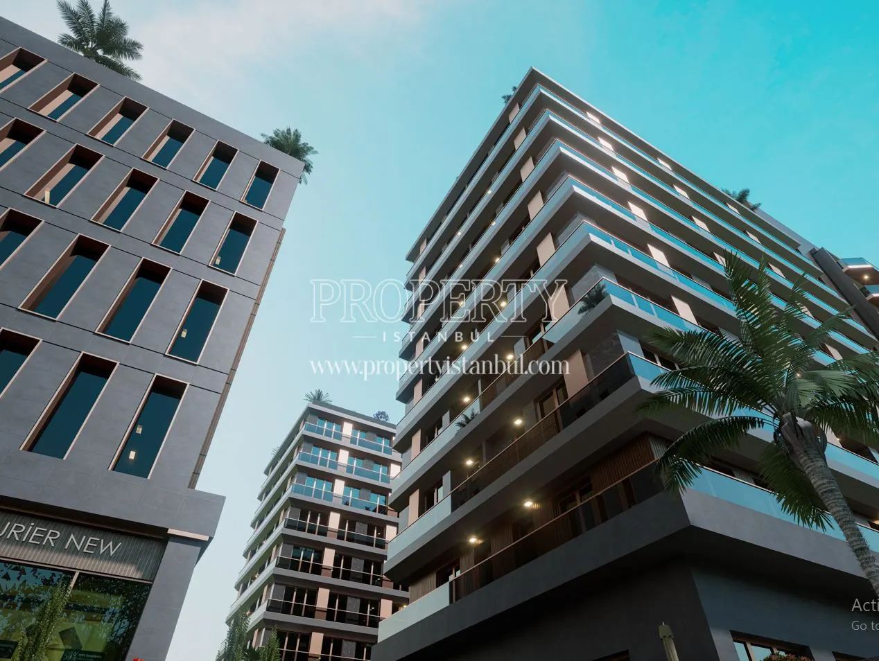 Bottom view of the Empire Beylikduzu project