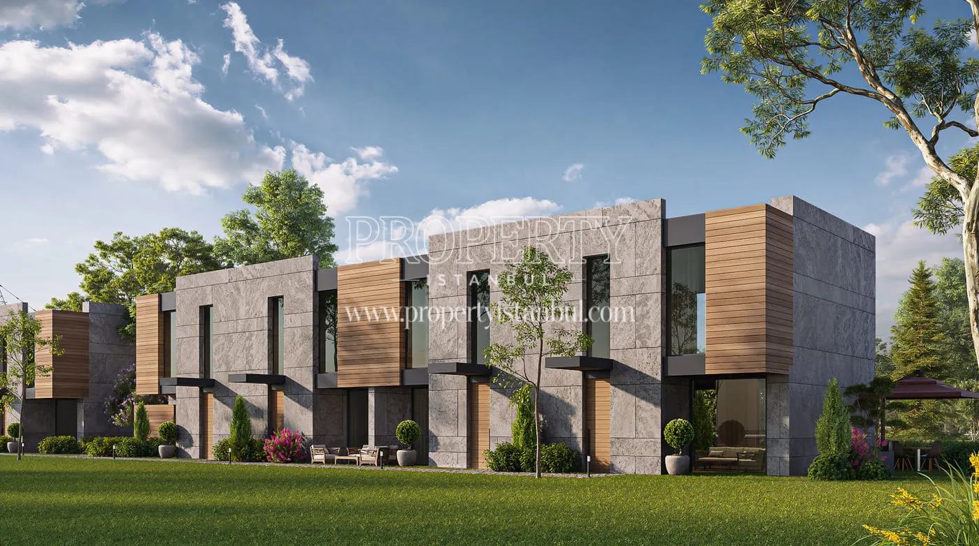Villas and their gardens in the Seba Central project
