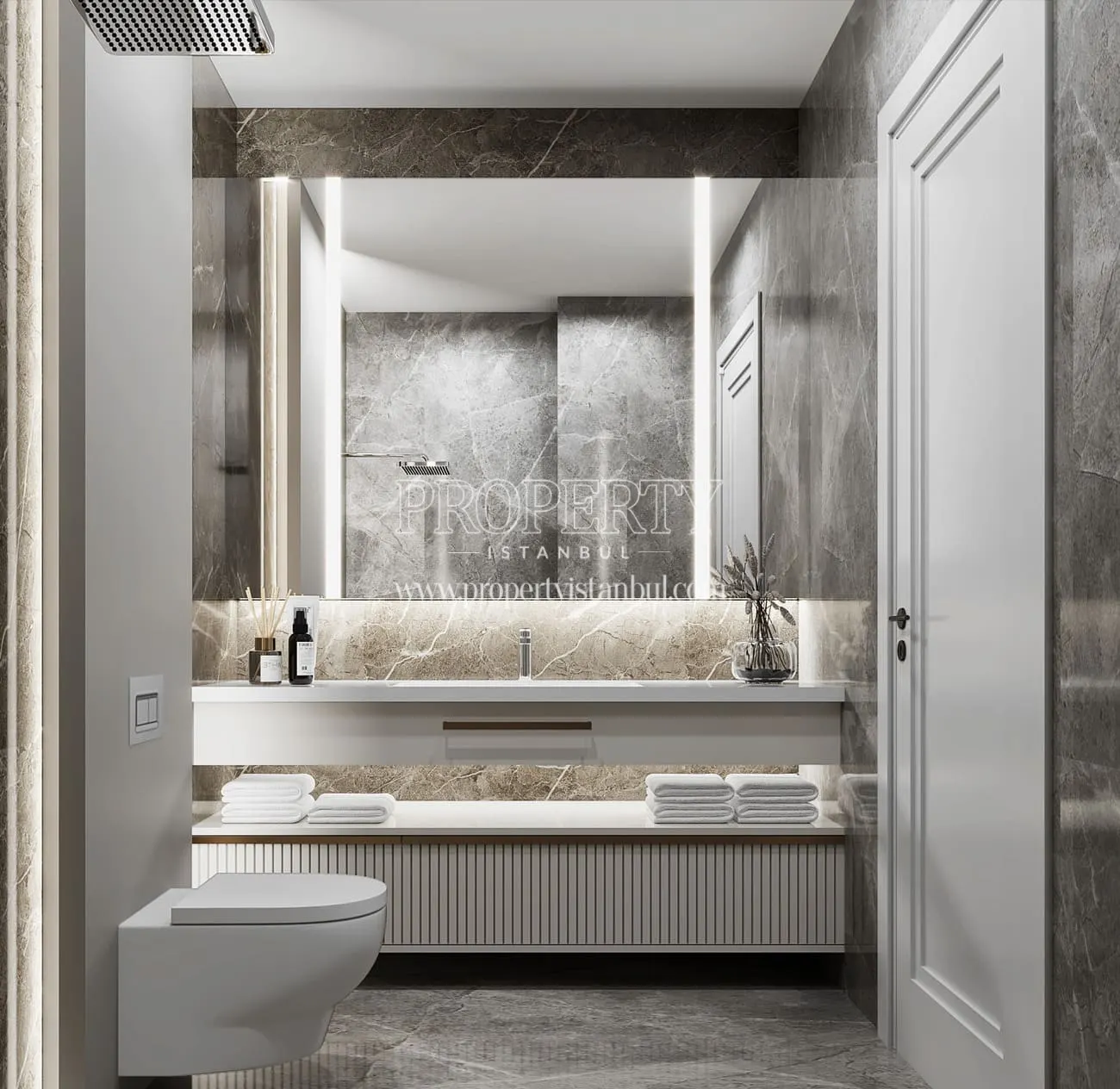 Bathroom of an apartment in Dunya Sehir Maltepe