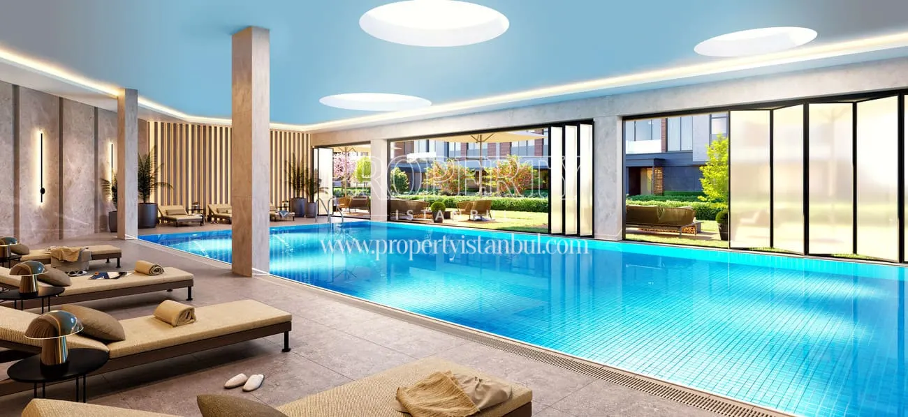 Swimming pool area of the Selenium Park project