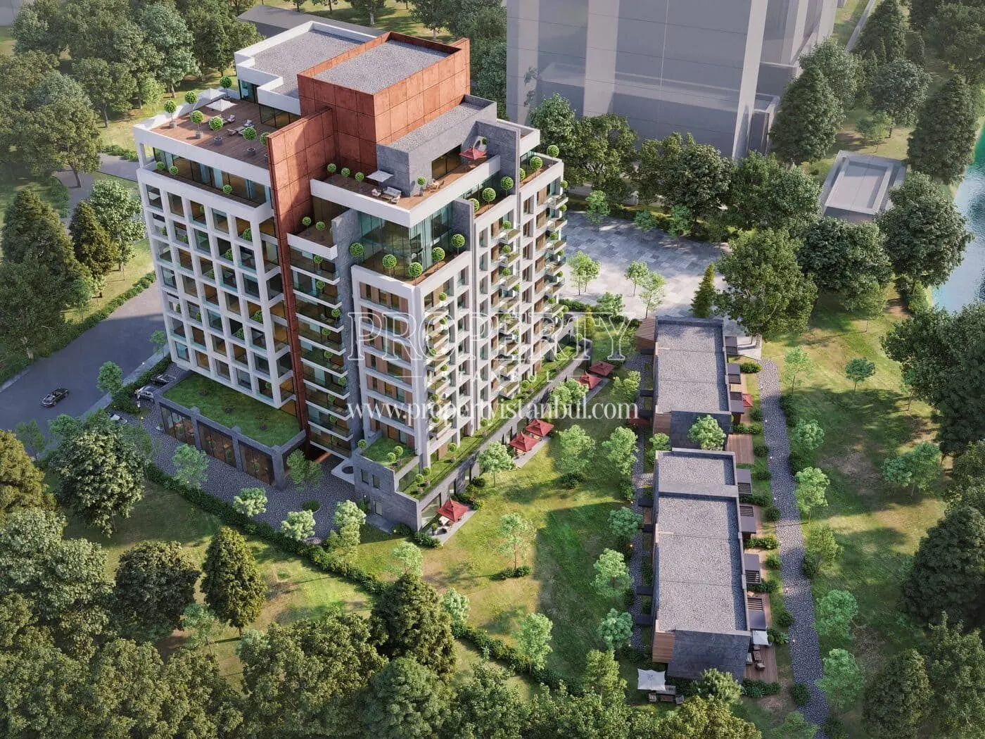 Drone view of the Seba Central project