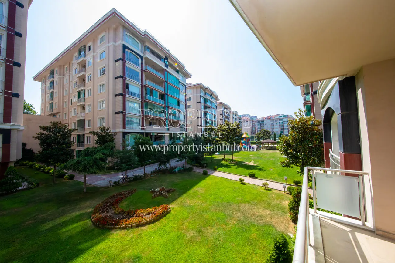 Balcony view of an apartment in Hilal Konaklari