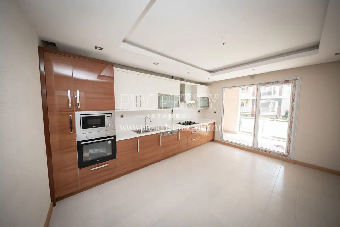 Kitchen of an apartment in Hilal Konaklari