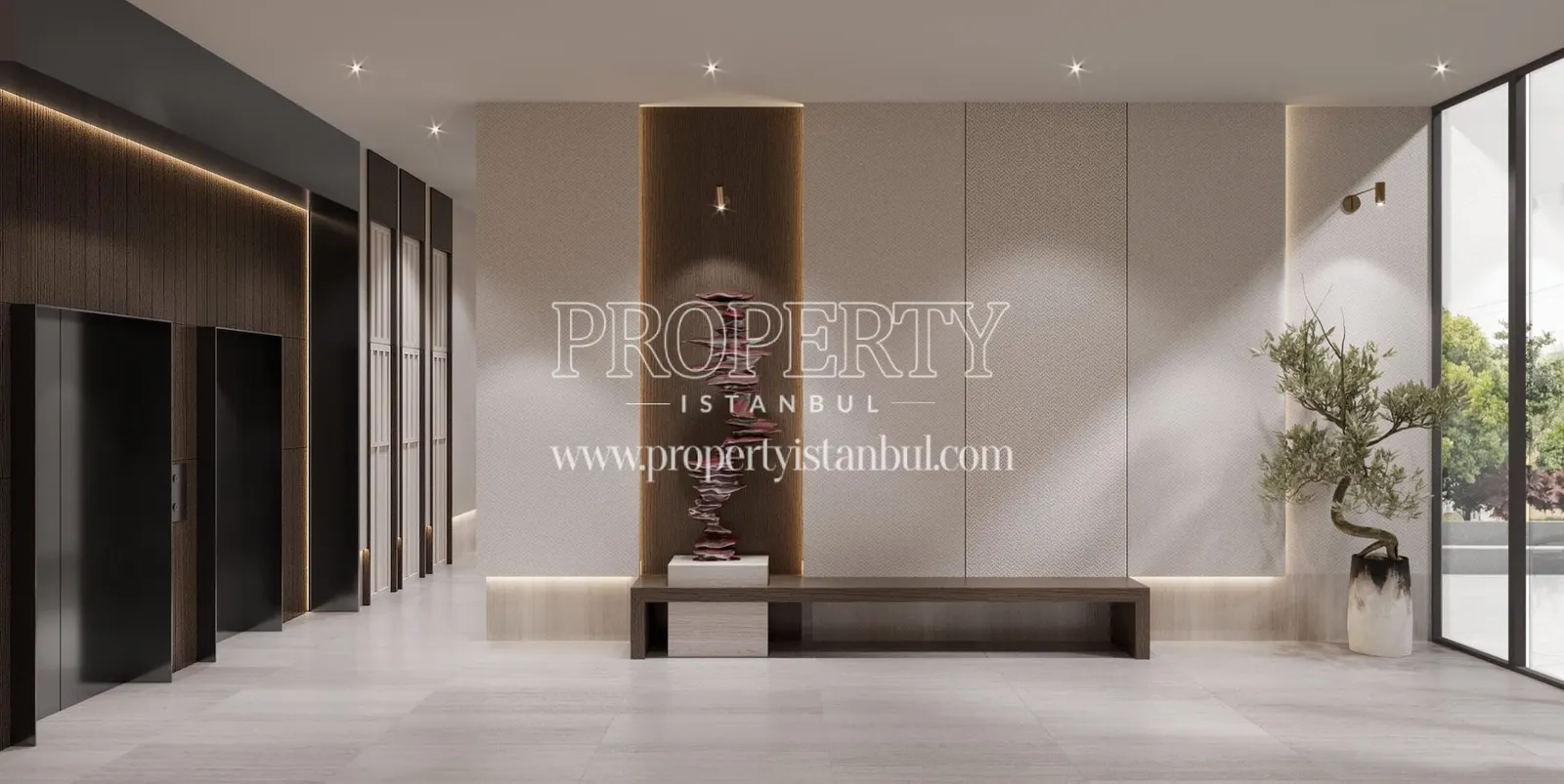 Lobby area of the Seba Casa project