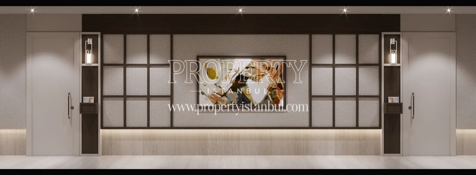 Entrance of an apartment in the Seba Casa project