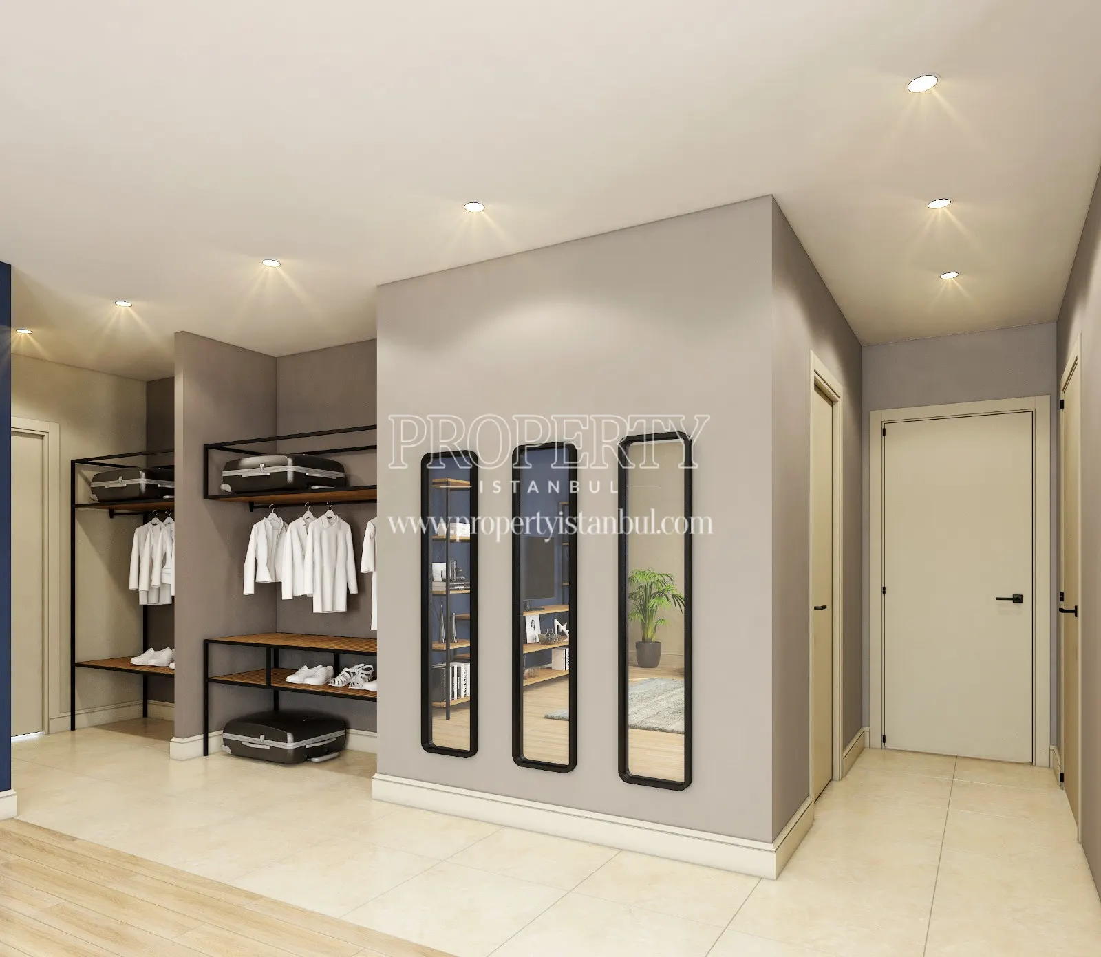 Entrance of an apartment in Superior Suites