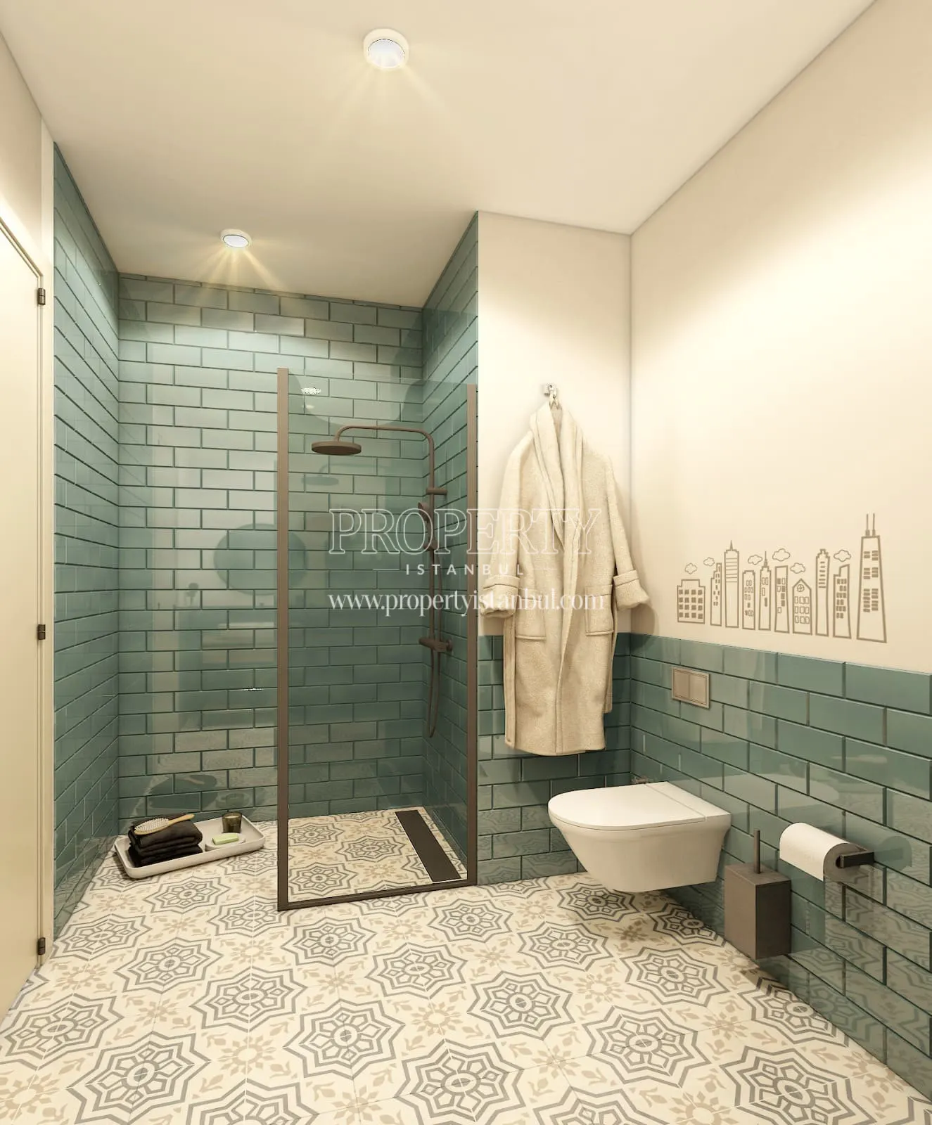 Bathroom of an apartment in Superior Suites