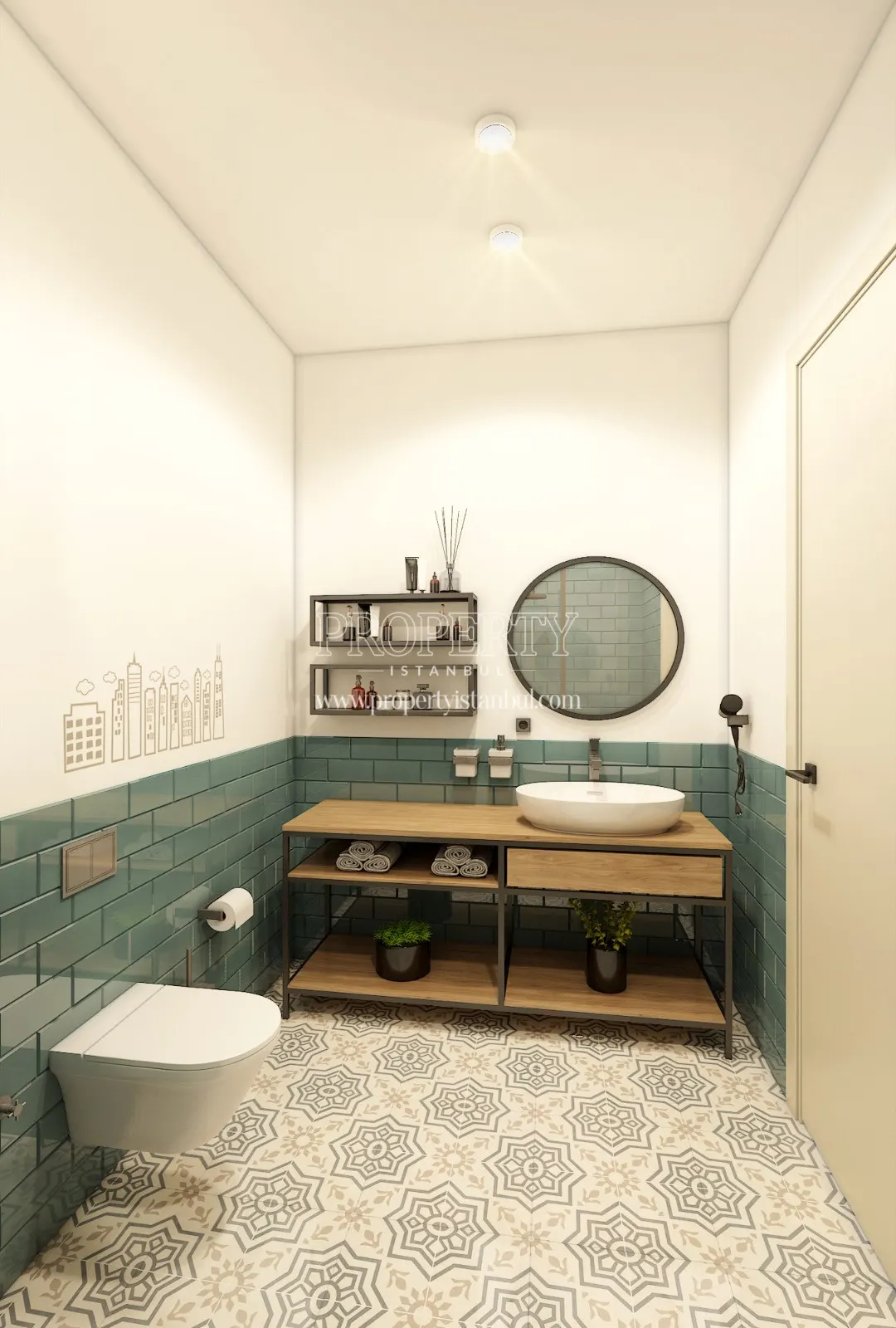 Bathroom of an apartment in Superior Suites