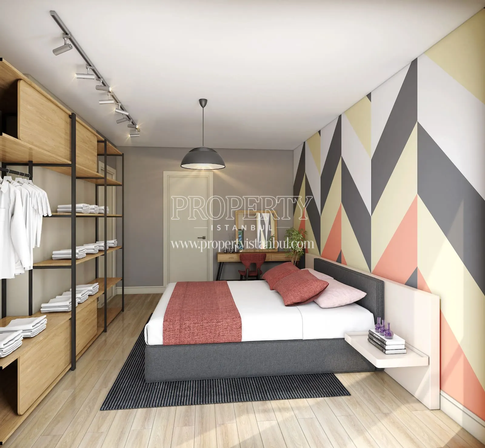 Bedroom of an apartment in Superior Suites