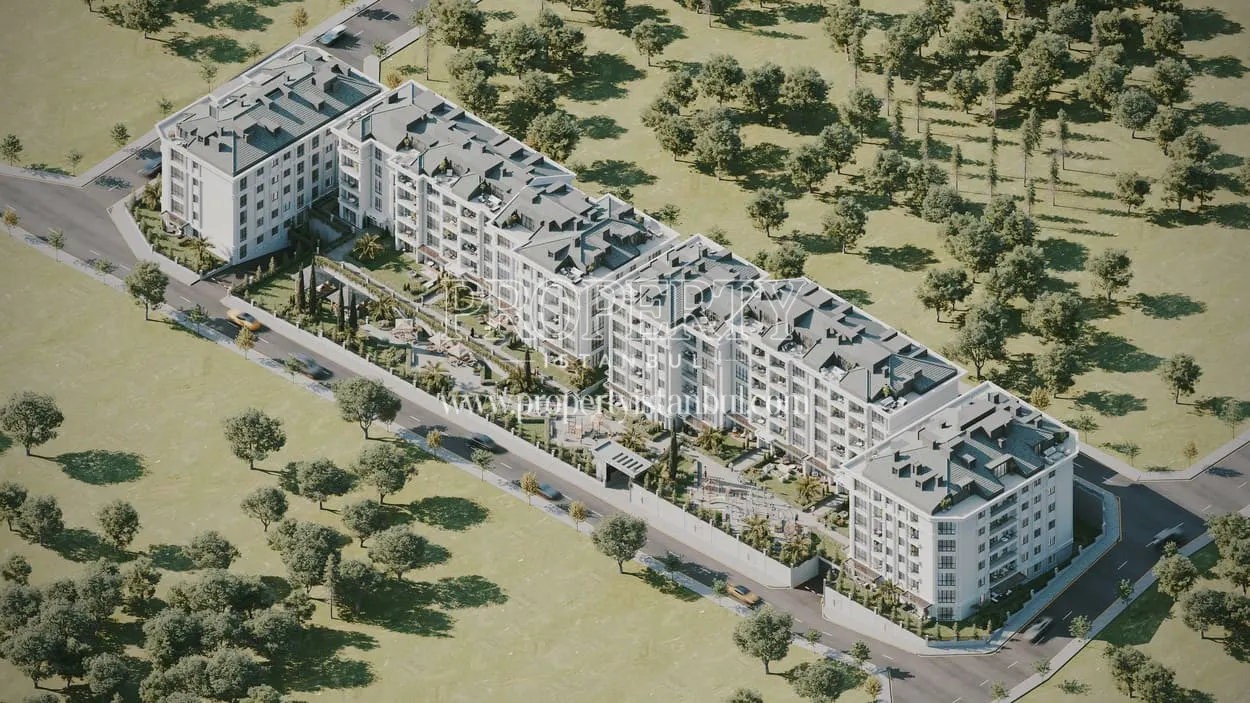 Drone view of the Hilal Hill project