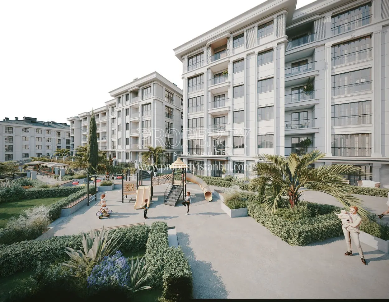 Landscape area of the Hilal Hill project