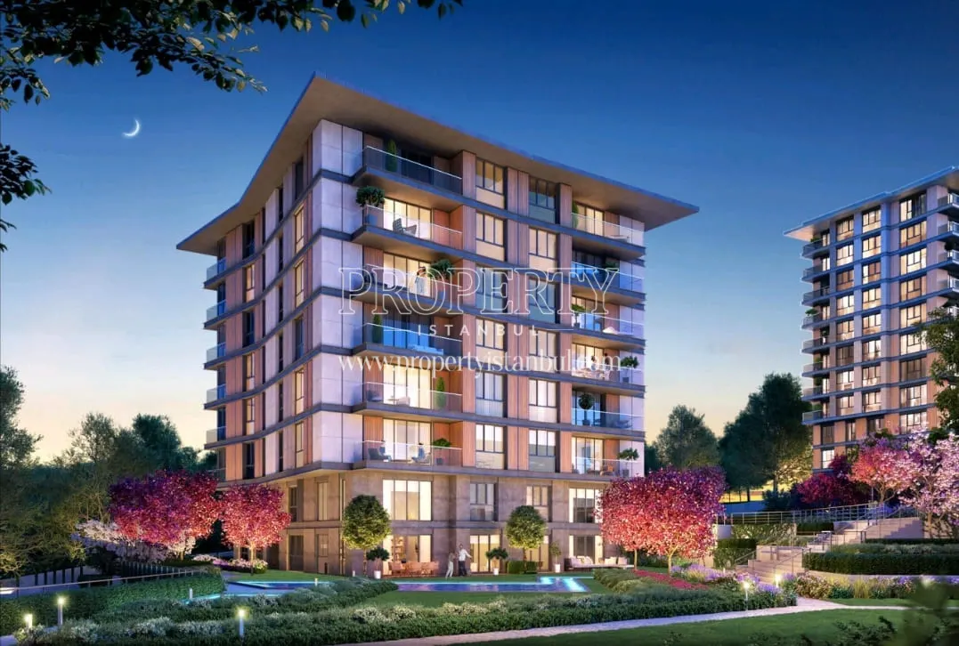 Night view of the Suryapi Exen project