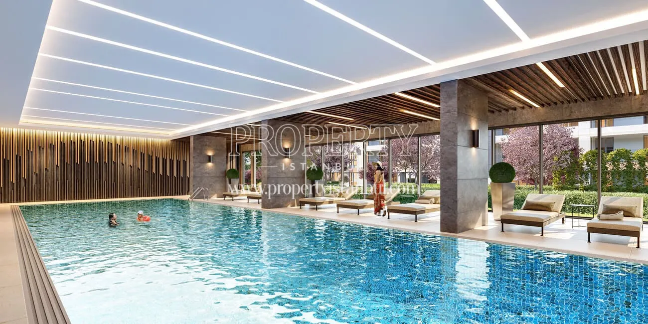 Indoor swimming pool in the Suryapi Cevher project
