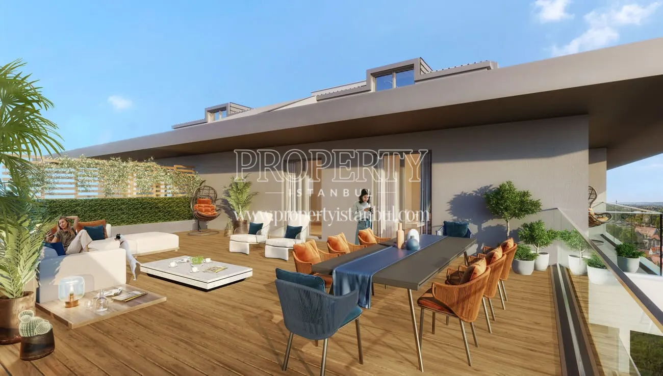 Terrace area of the Suryapi Cevher project