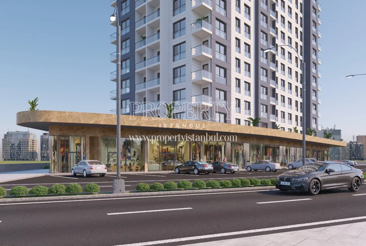 Commercial area of the Cadde Ispartakule project