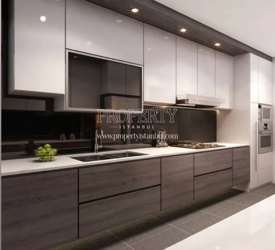 Kitchen of an apartment in JB Panorama project