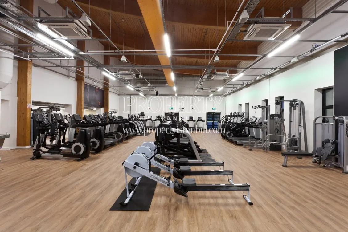 Fitness area in JB Panorama project