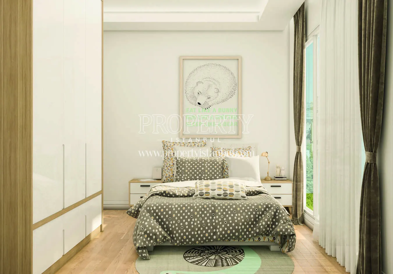Children's bedroom of a villa in Artea Bahcesehir project